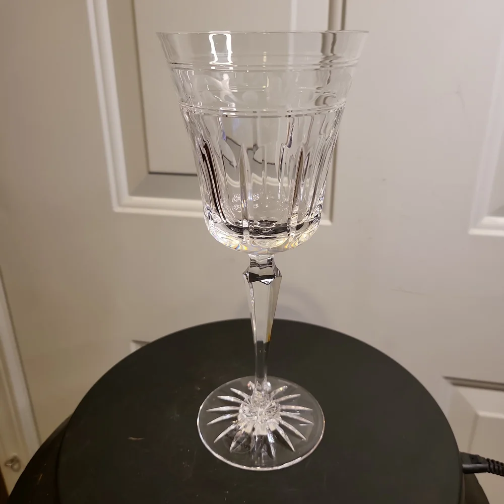 Wedgwood Monarch Crystal Water Goblet 8 7/8